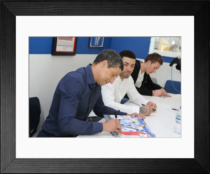 Framed Print : Brighton & Hove Albion FC: Meet and Greet with Chris Hughton, Colin Calderwood, Leon Best, and Christian Walton (17FEB15) Framed Print : Brighton & Hove Albion FC: Meet and Greet with Chris Hughton, Colin Calderwood, Leon Best, and Christian Walton (17FEB15)