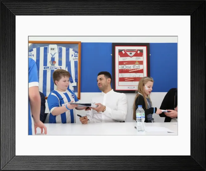 Framed Print : Brighton & Hove Albion FC: Meet and Greet with Chris Hughton, Colin Calderwood, Leon Best, and Christian Walton (17FEB15) Framed Print : Brighton & Hove Albion FC: Meet and Greet with Chris Hughton, Colin Calderwood, Leon Best, and Christian Walton (17FEB15)