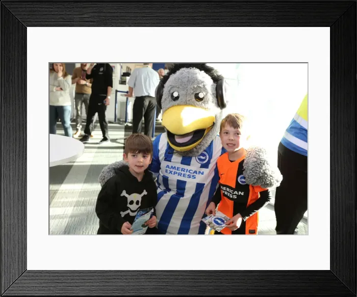 Framed Print : Brighton & Hove Albion FC: Players Chris Hughton, Colin Calderwood, Leon Best, and Christian Walton Sign Autographs at American Express Community Stadium (February 2015) Framed Print : Brighton & Hove Albion FC: Players Chris Hughton, Colin Calderwood, Leon Best, and Christian Walton Sign Autographs at American Express Community Stadium (February 2015)