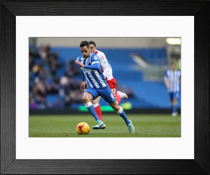 Framed Print : Brighton & Hove Albion's Sam Baldock Faces Off Against Birmingham City in Championship Clash (21FEB15) Framed Print : Brighton & Hove Albion's Sam Baldock Faces Off Against Birmingham City in Championship Clash (21FEB15)