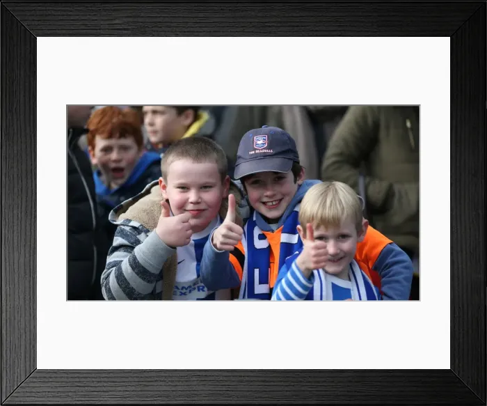 Framed Print : Passionate Fan Showdown: Brighton and Hove Albion vs Birmingham City (21FEB15) Framed Print : Passionate Fan Showdown: Brighton and Hove Albion vs Birmingham City (21FEB15)
