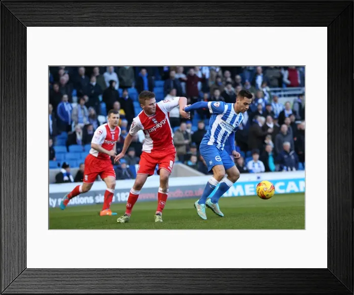 Framed Print : Brighton & Hove Albion's Sam Baldock Scores Against Birmingham City - Sky Bet Championship 2015 Framed Print : Brighton & Hove Albion's Sam Baldock Scores Against Birmingham City - Sky Bet Championship 2015