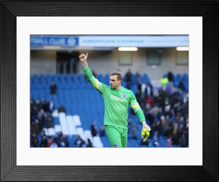 Framed Print : David Stockdale in Action: Brighton & Hove Albion vs Birmingham City (21FEB15) Framed Print : David Stockdale in Action: Brighton & Hove Albion vs Birmingham City (21FEB15)