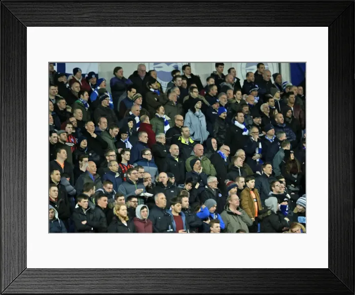Framed Print : Passionate Albion Fans: A Moment of Pride at the American Express Community Stadium (Brighton & Hove Albion vs Leeds United, 24 February 2015) Framed Print : Passionate Albion Fans: A Moment of Pride at the American Express Community Stadium (Brighton & Hove Albion vs Leeds United, 24 February 2015)