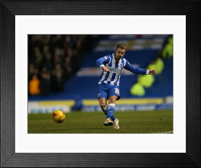 Framed Print : Joe Bennett in Action: Brighton & Hove Albion vs Leeds United, 24 February 2015 Framed Print : Joe Bennett in Action: Brighton & Hove Albion vs Leeds United, 24 February 2015