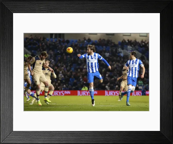 Framed Print : Intense Championship Showdown: Brighton & Hove Albion vs Leeds United (24 February 2015) Framed Print : Intense Championship Showdown: Brighton & Hove Albion vs Leeds United (24 February 2015)