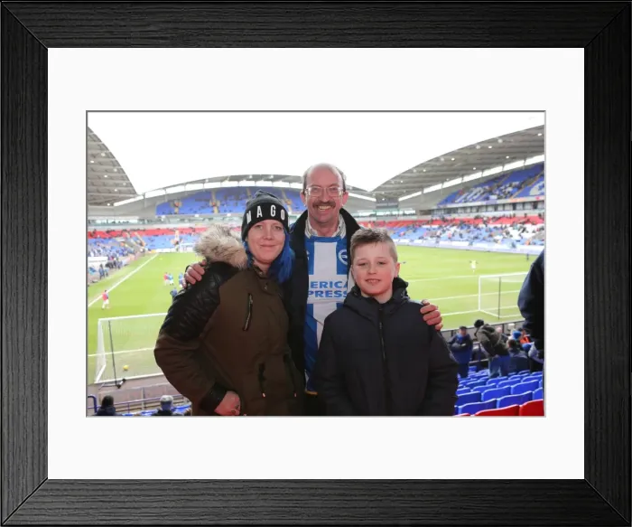 Framed Print : Brighton and Hove Albion Fans Unwavering Support at Bolton Wanderers Championship Match, 28th February 2015 Framed Print : Brighton and Hove Albion Fans Unwavering Support at Bolton Wanderers Championship Match, 28th February 2015