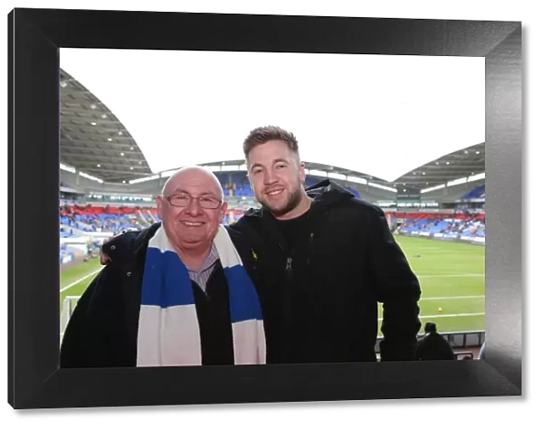 Brighton and Hove Albion Fans Unwavering Passion at Bolton Wanderers Championship Match (28FEB15)