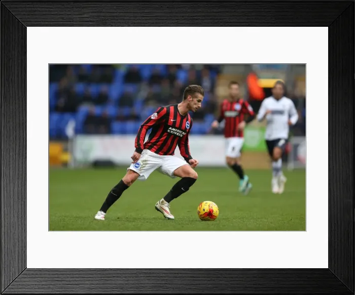Framed Print : Joe Bennett in Action: Brighton and Hove Albion vs. Bolton Wanderers, Championship Clash at Macron Stadium (28FEB15) Framed Print : Joe Bennett in Action: Brighton and Hove Albion vs. Bolton Wanderers, Championship Clash at Macron Stadium (28FEB15)