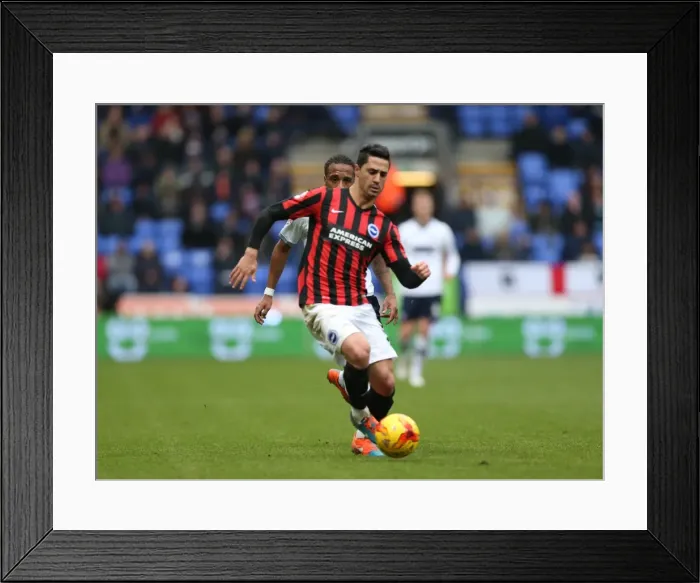Framed Print : Brighton's Kayal Fights in Intense Championship Clash vs. Bolton Wanderers (28FEB15) Framed Print : Brighton's Kayal Fights in Intense Championship Clash vs. Bolton Wanderers (28FEB15)