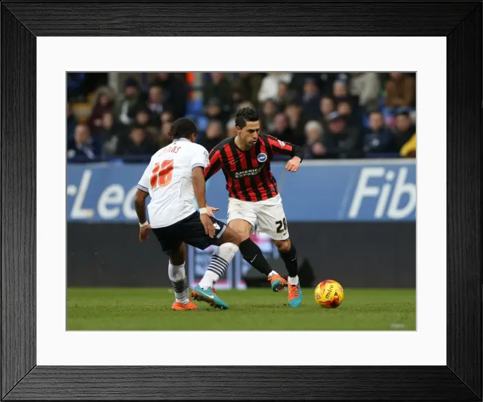 Framed Print : Brighton Midfielder Bolton Showdown: Kayal in Action vs. Bolton Wanderers (28FEB15) Framed Print : Brighton Midfielder Bolton Showdown: Kayal in Action vs. Bolton Wanderers (28FEB15)