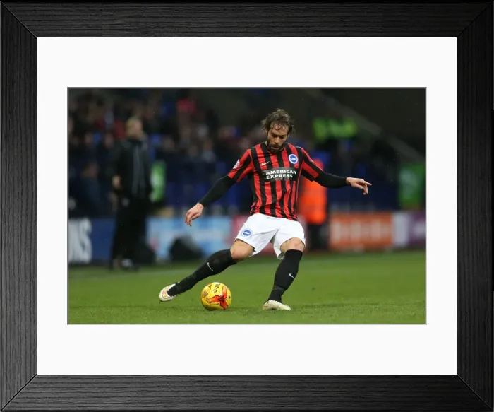 Framed Print : Brighton's Inigo Calderon in Action against Bolton Wanderers, Sky Bet Championship 2015 Framed Print : Brighton's Inigo Calderon in Action against Bolton Wanderers, Sky Bet Championship 2015