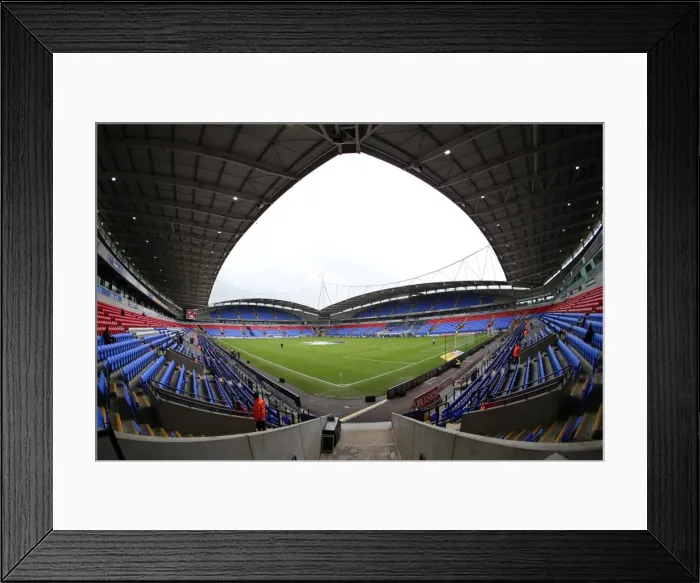 Framed Print : Brighton and Hove Albion vs. Bolton Wanderers: The Championship Clash at Macron Stadium (28FEB15) Framed Print : Brighton and Hove Albion vs. Bolton Wanderers: The Championship Clash at Macron Stadium (28FEB15)