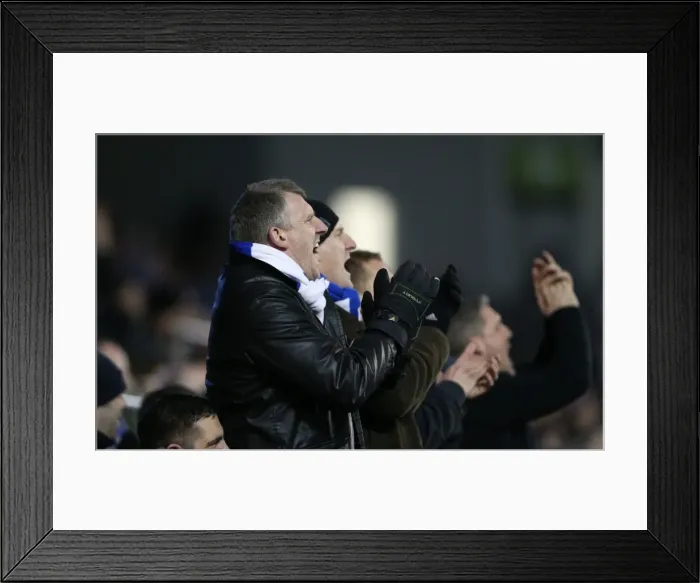 Framed Print : Passionate Showdown: Brighton and Hove Albion vs Derby County at the American Express Community Stadium (3rd March 2015) Framed Print : Passionate Showdown: Brighton and Hove Albion vs Derby County at the American Express Community Stadium (3rd March 2015)