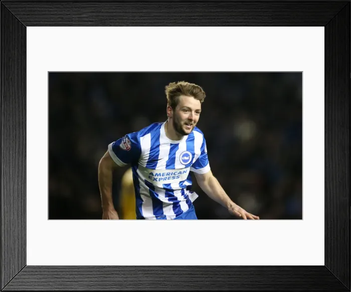 Framed Print : Brighton Midfielder Dale Stephens Scores Thrilling Goal Against Derby County in Sky Bet Championship (3 March 2015) Framed Print : Brighton Midfielder Dale Stephens Scores Thrilling Goal Against Derby County in Sky Bet Championship (3 March 2015)