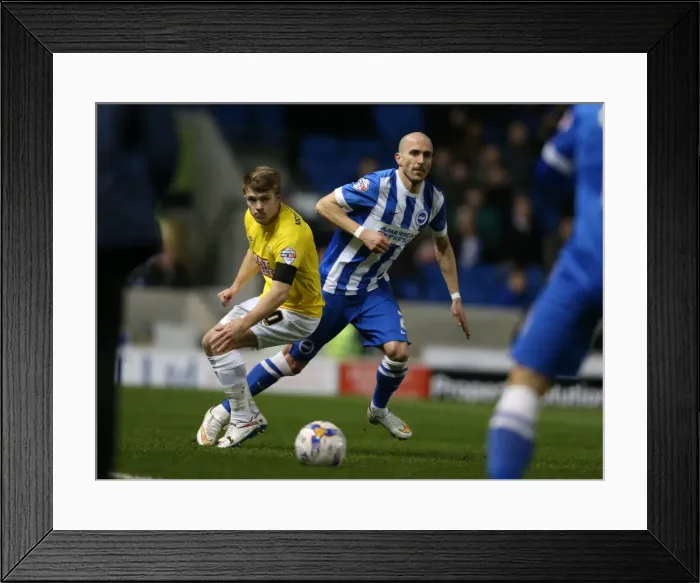 Framed Print : Bruno Saltor in Action: Brighton and Hove Albion vs Derby County, Sky Bet Championship 2015 Framed Print : Bruno Saltor in Action: Brighton and Hove Albion vs Derby County, Sky Bet Championship 2015
