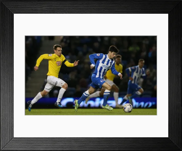 Framed Print : Brighton & Hove Albion vs Derby County: Joao Carlos Teixeira's Thrilling Midfield Performance, Sky Bet Championship, American Express Community Stadium, 3rd March 2015 Framed Print : Brighton & Hove Albion vs Derby County: Joao Carlos Teixeira's Thrilling Midfield Performance, Sky Bet Championship, American Express Community Stadium, 3rd March 2015