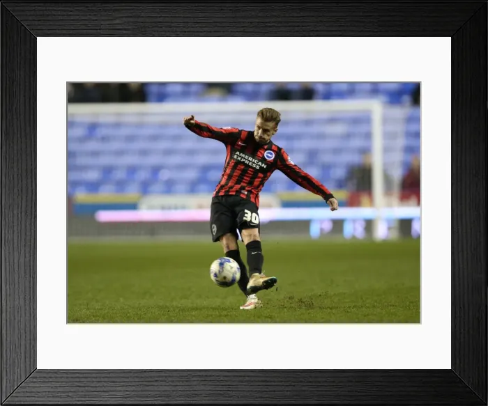 Framed Print : Joe Bennett in Action: Championship Showdown at Madejski Stadium - Reading vs. Brighton and Hove Albion (10MAR15) Framed Print : Joe Bennett in Action: Championship Showdown at Madejski Stadium - Reading vs. Brighton and Hove Albion (10MAR15)