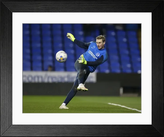 Framed Print : David Stockdale in Action: Championship Showdown at Madejski Stadium - Reading vs. Brighton and Hove Albion (10MAR15) Framed Print : David Stockdale in Action: Championship Showdown at Madejski Stadium - Reading vs. Brighton and Hove Albion (10MAR15)