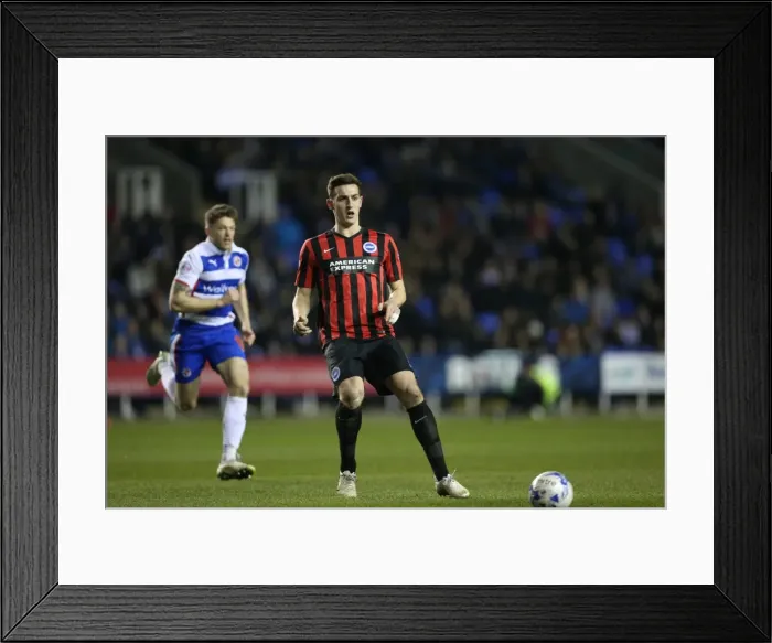 Framed Print : Lewis Dunk in Action: Championship Showdown at Reading - Brighton and Hove Albion vs. Reading (10MAR15) Framed Print : Lewis Dunk in Action: Championship Showdown at Reading - Brighton and Hove Albion vs. Reading (10MAR15)