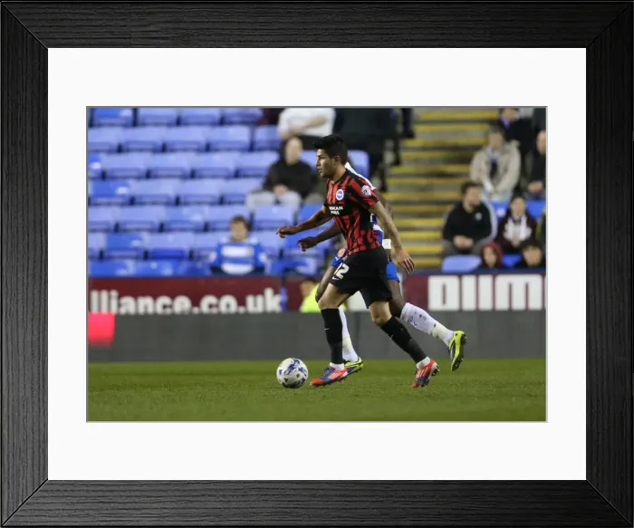 Framed Print : Brighton's Ledesma in Action: Reading vs. Brighton and Hove Albion, Championship 2015 Framed Print : Brighton's Ledesma in Action: Reading vs. Brighton and Hove Albion, Championship 2015