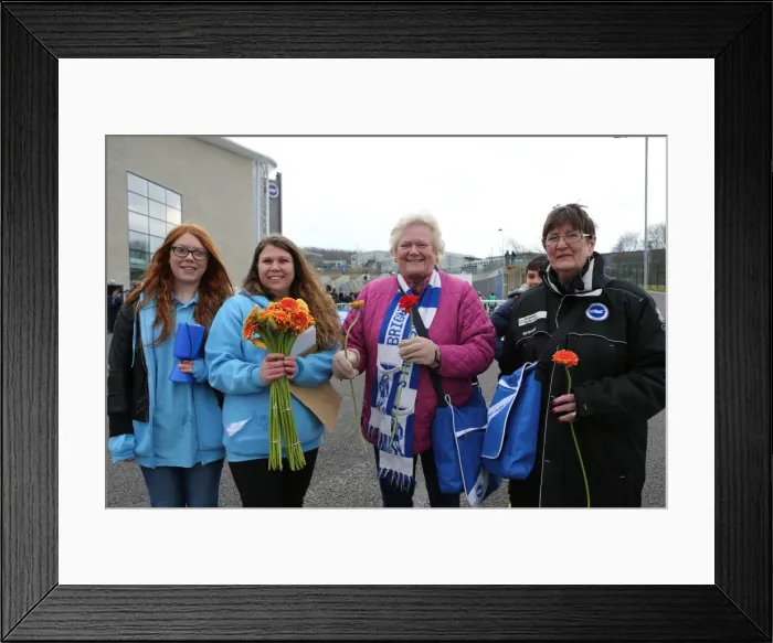 Framed Print : Mother's Day Clash: Brighton & Hove Albion vs. Wolverhampton Wanderers in the Sky Bet Championship (14MAR15) Framed Print : Mother's Day Clash: Brighton & Hove Albion vs. Wolverhampton Wanderers in the Sky Bet Championship (14MAR15)