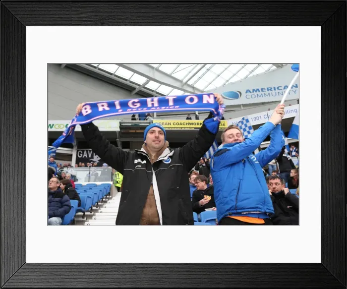 Framed Print : Intense Fan Moment: Brighton and Hove Albion vs. Wolverhampton Wanderers (14MAR15) Framed Print : Intense Fan Moment: Brighton and Hove Albion vs. Wolverhampton Wanderers (14MAR15)