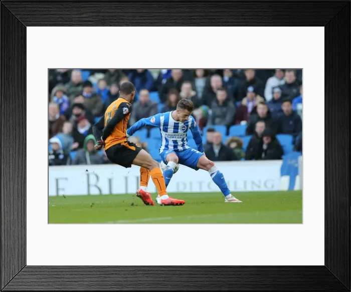 Framed Print : Joe Bennett in Action: Brighton & Hove Albion vs. Wolverhampton Wanderers, American Express Community Stadium (14th March 2015) Framed Print : Joe Bennett in Action: Brighton & Hove Albion vs. Wolverhampton Wanderers, American Express Community Stadium (14th March 2015)
