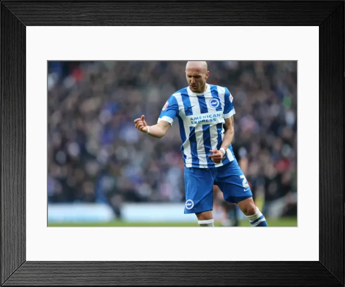 Framed Print : Bruno Saltor's Stunner: Dramatic Goal Lifts Brighton Past Wolverhampton Wanderers (14 March 2015) Framed Print : Bruno Saltor's Stunner: Dramatic Goal Lifts Brighton Past Wolverhampton Wanderers (14 March 2015)