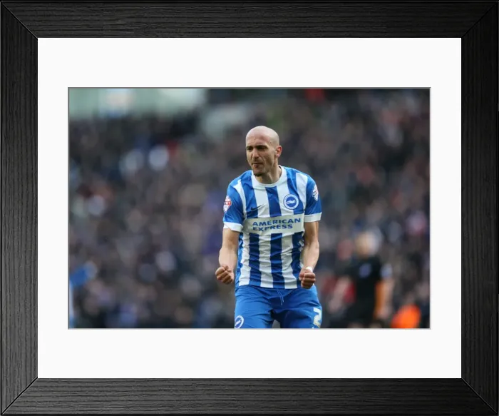 Framed Print : Bruno Saltor's Stunner: Dramatic Goal Lifts Brighton Past Wolverhampton Wanderers (14 March 2015) Framed Print : Bruno Saltor's Stunner: Dramatic Goal Lifts Brighton Past Wolverhampton Wanderers (14 March 2015)
