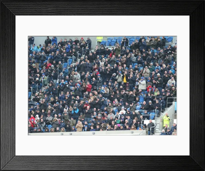 Framed Print : Sea of Passion: Brighton and Hove Albion vs. Wolverhampton Wanderers (14MAR15) Framed Print : Sea of Passion: Brighton and Hove Albion vs. Wolverhampton Wanderers (14MAR15)