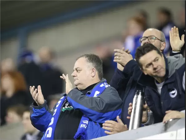 Brighton and Hove Albion Fans Epic Rivalry: A Passionate Showdown at Millwall's New Den (17MAR15)