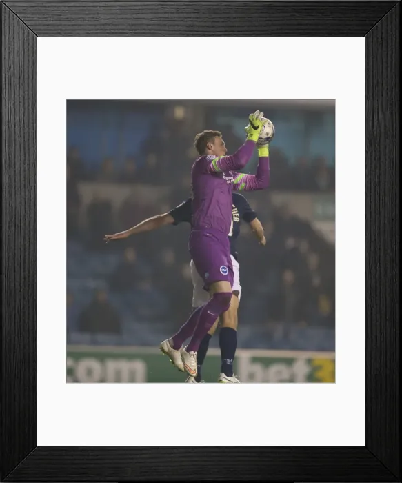 Framed Print : David Stockdale in Action: Millwall vs. Brighton and Hove Albion, Sky Bet Championship 2015 Framed Print : David Stockdale in Action: Millwall vs. Brighton and Hove Albion, Sky Bet Championship 2015