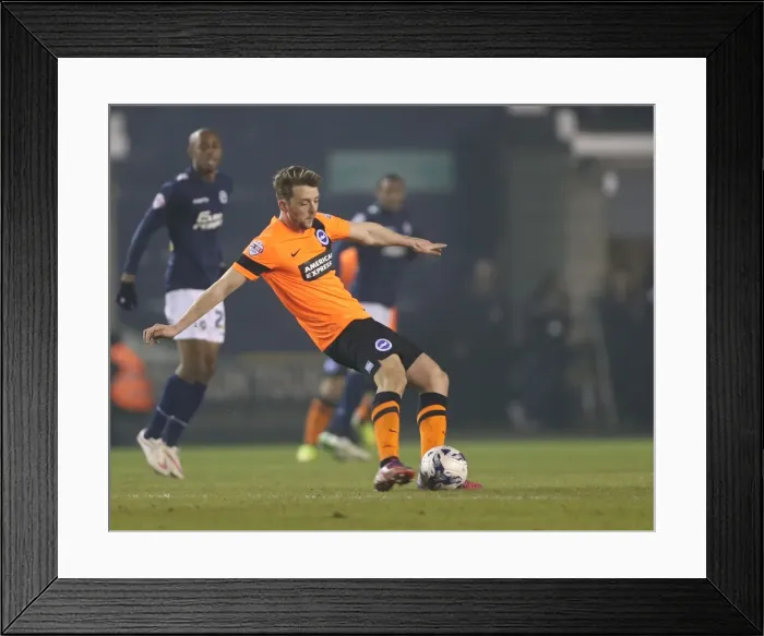 Framed Print : Dale Stephens in Action: Millwall vs. Brighton and Hove Albion, Sky Bet Championship 2015 (17MAR15) Framed Print : Dale Stephens in Action: Millwall vs. Brighton and Hove Albion, Sky Bet Championship 2015 (17MAR15)