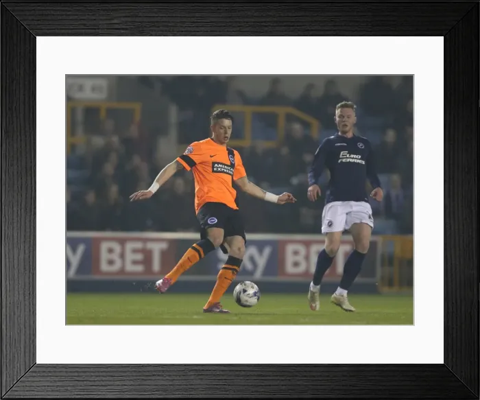 Framed Print : Greg Halford in Action: Millwall vs. Brighton and Hove Albion, Sky Bet Championship 2015 Framed Print : Greg Halford in Action: Millwall vs. Brighton and Hove Albion, Sky Bet Championship 2015