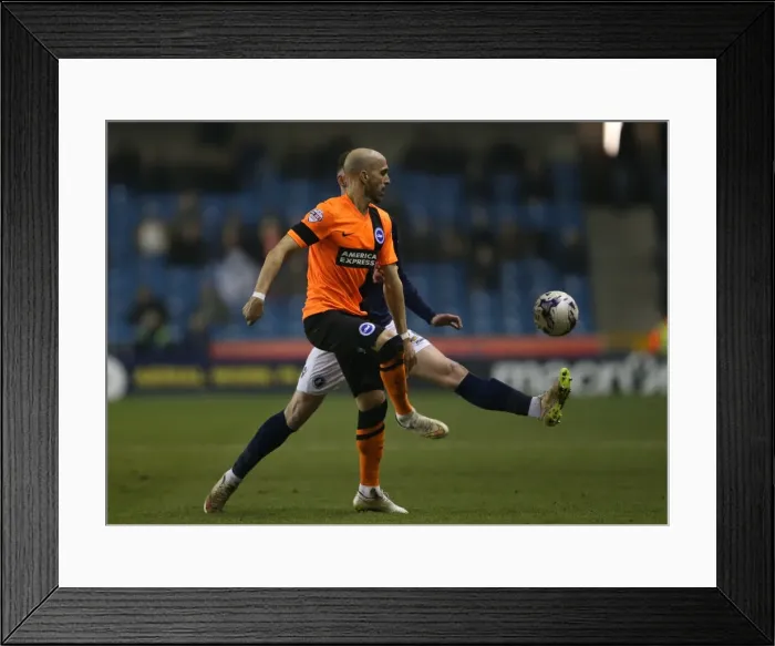 Framed Print : Bruno Saltor in Action: Millwall vs. Brighton and Hove Albion, Sky Bet Championship 2015 Framed Print : Bruno Saltor in Action: Millwall vs. Brighton and Hove Albion, Sky Bet Championship 2015