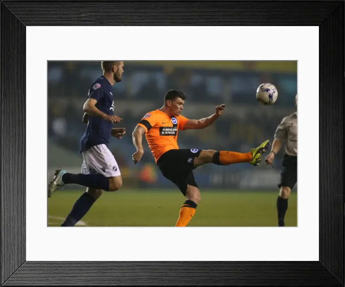 Framed Print : Brighton Midfielder Danny Holla in Action against Millwall (Millwall 17MAR15)