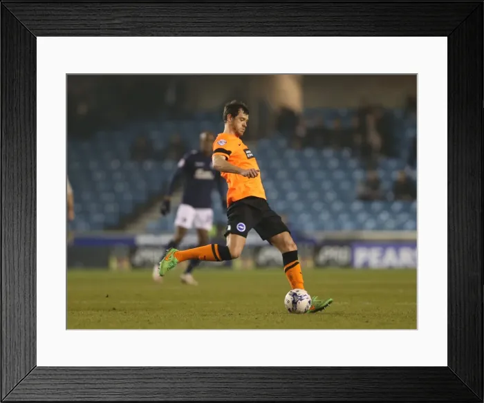 Framed Print : Gordon Greer Leads Intense Championship Battle: Brighton and Hove Albion vs. Millwall (17MAR15) Framed Print : Gordon Greer Leads Intense Championship Battle: Brighton and Hove Albion vs. Millwall (17MAR15)