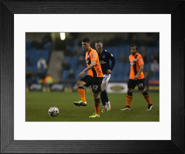 Framed Print : Danny Holla in Action: Brighton Midfielder Faces Off Against Millwall (17MAR15)
