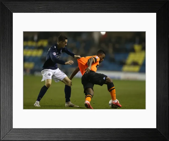 Framed Print : LuaLua in Action: Millwall vs. Brighton & Hove Albion, Championship Clash (17MAR15)
