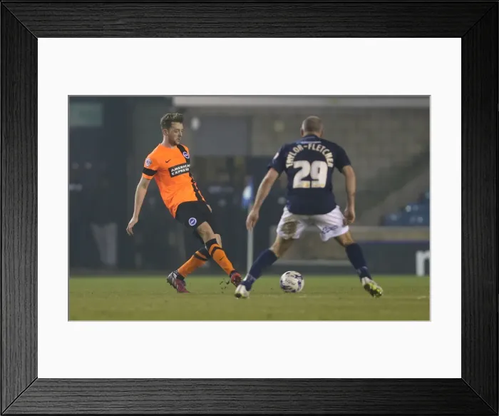 Framed Print : Dale Stephens in Action: Millwall vs. Brighton and Hove Albion, Sky Bet Championship 2015 (17MAR15) Framed Print : Dale Stephens in Action: Millwall vs. Brighton and Hove Albion, Sky Bet Championship 2015 (17MAR15)