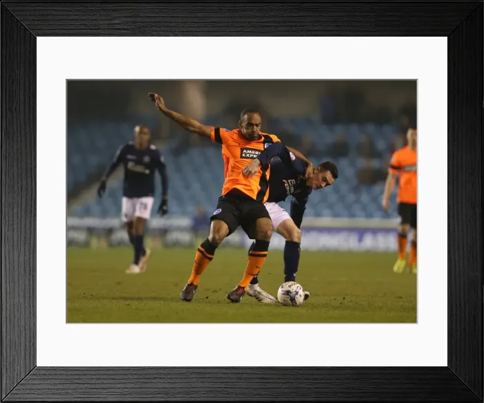 Framed Print : Chris O'Grady in Action: Millwall vs. Brighton & Hove Albion, Sky Bet Championship 2015 Framed Print : Chris O'Grady in Action: Millwall vs. Brighton & Hove Albion, Sky Bet Championship 2015