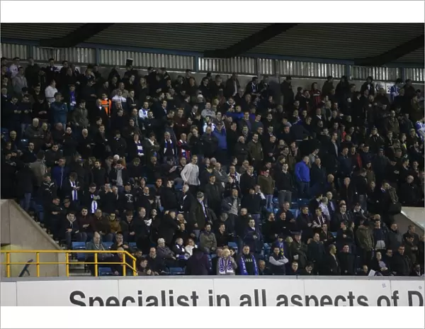 Brighton and Hove Albion Fans in Full Force at Millwall's New Den (17MAR15)