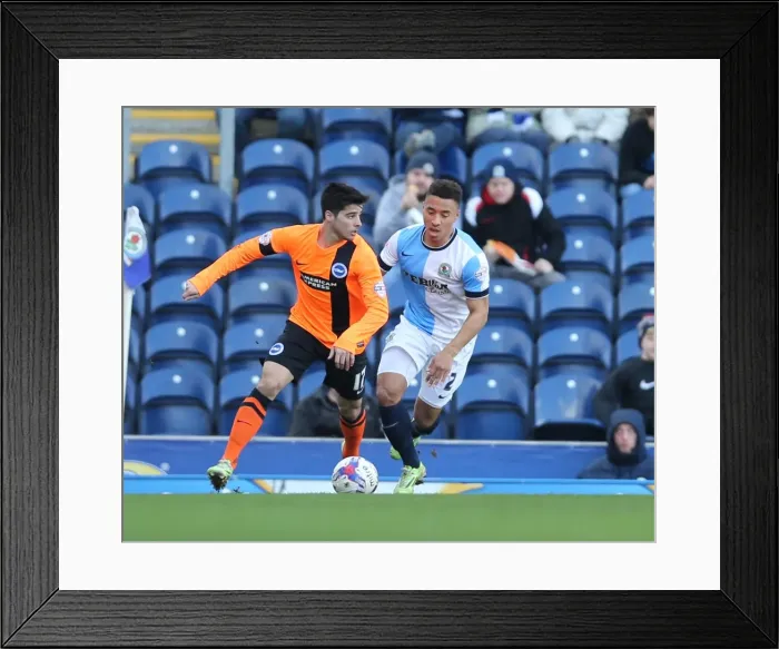 Framed Print : Joao Carlos Teixeira in Action: Brighton Midfielder Battles it Out against Blackburn Rovers, Sky Bet Championship 2015 (21MAR15) Framed Print : Joao Carlos Teixeira in Action: Brighton Midfielder Battles it Out against Blackburn Rovers, Sky Bet Championship 2015 (21MAR15)