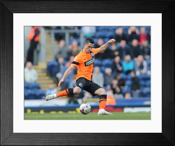 Framed Print : Brighton's Kayal Battles for Possession Against Blackburn Rovers (21MAR15) Framed Print : Brighton's Kayal Battles for Possession Against Blackburn Rovers (21MAR15)