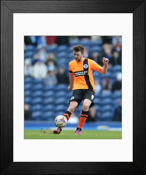 Framed Print : Dale Stephens in Action: Brighton and Hove Albion vs. Blackburn Rovers, Sky Bet Championship, Ewood Park, 21st March 2015 Framed Print : Dale Stephens in Action: Brighton and Hove Albion vs. Blackburn Rovers, Sky Bet Championship, Ewood Park, 21st March 2015