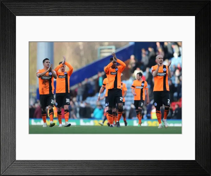 Framed Print : Applauding Bruno, Rohan, Joe, and Beram: Brighton Defenders and Midfielders Unite at Ewood Park (Blackburn Rovers 21MAR15) Framed Print : Applauding Bruno, Rohan, Joe, and Beram: Brighton Defenders and Midfielders Unite at Ewood Park (Blackburn Rovers 21MAR15)