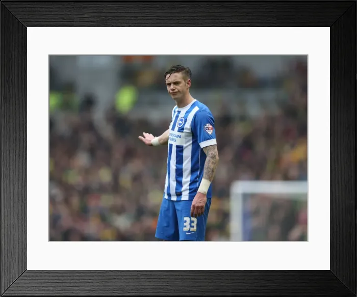 Framed Print : Greg Halford in Action: Brighton and Hove Albion vs. Norwich City, Sky Bet Championship, 3rd April 2015 Framed Print : Greg Halford in Action: Brighton and Hove Albion vs. Norwich City, Sky Bet Championship, 3rd April 2015