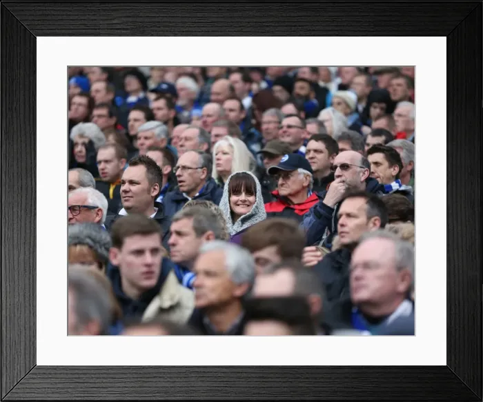 Framed Print : Passionate Showdown: Brighton and Hove Albion vs. Norwich City at American Express Community Stadium (April 3, 2015) Framed Print : Passionate Showdown: Brighton and Hove Albion vs. Norwich City at American Express Community Stadium (April 3, 2015)