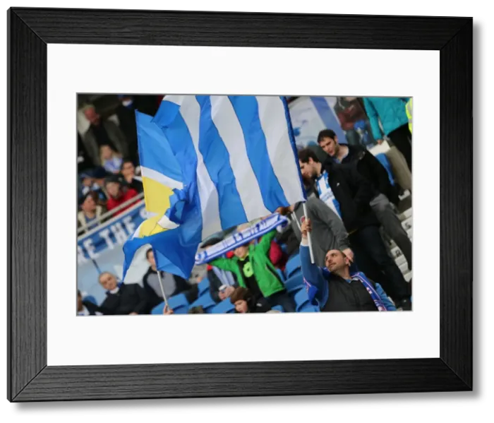 Framed Print : Passionate Fan Showdown: Brighton & Hove Albion vs. Norwich City at American Express Community Stadium (3rd April 2015) Framed Print : Passionate Fan Showdown: Brighton & Hove Albion vs. Norwich City at American Express Community Stadium (3rd April 2015)